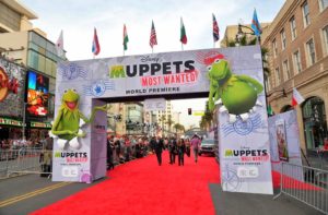 Muppets Most Wanted Premiere Structure