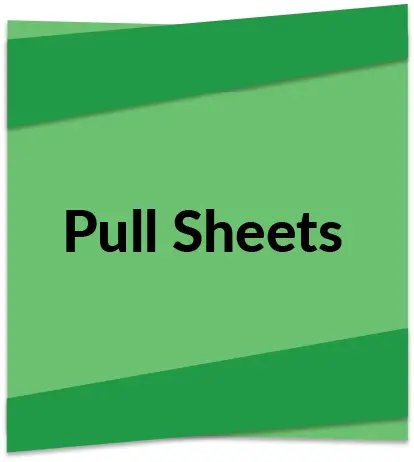 pull-sheets